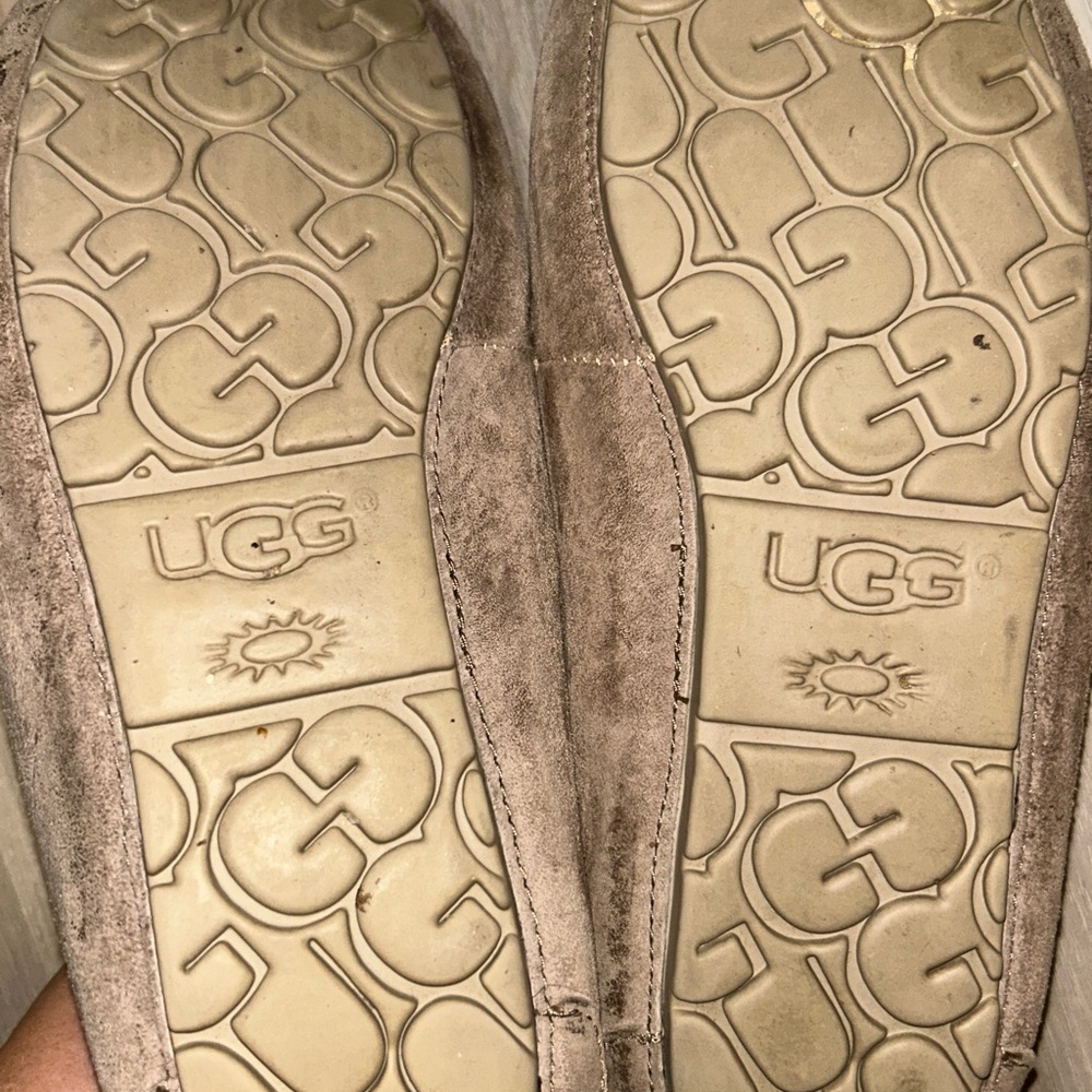 UGG Tan Loafers Cozy Slip-Ons - Picture 5 of 5